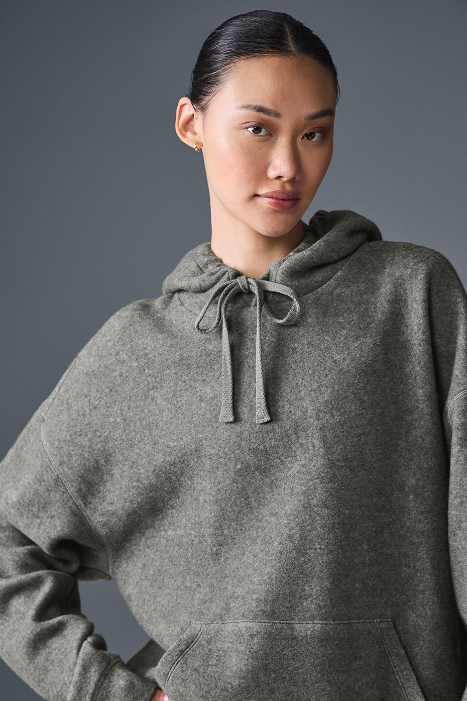 Alo Yoga Triumph Restore Hoodie - Grey Triblend - imagen 4
