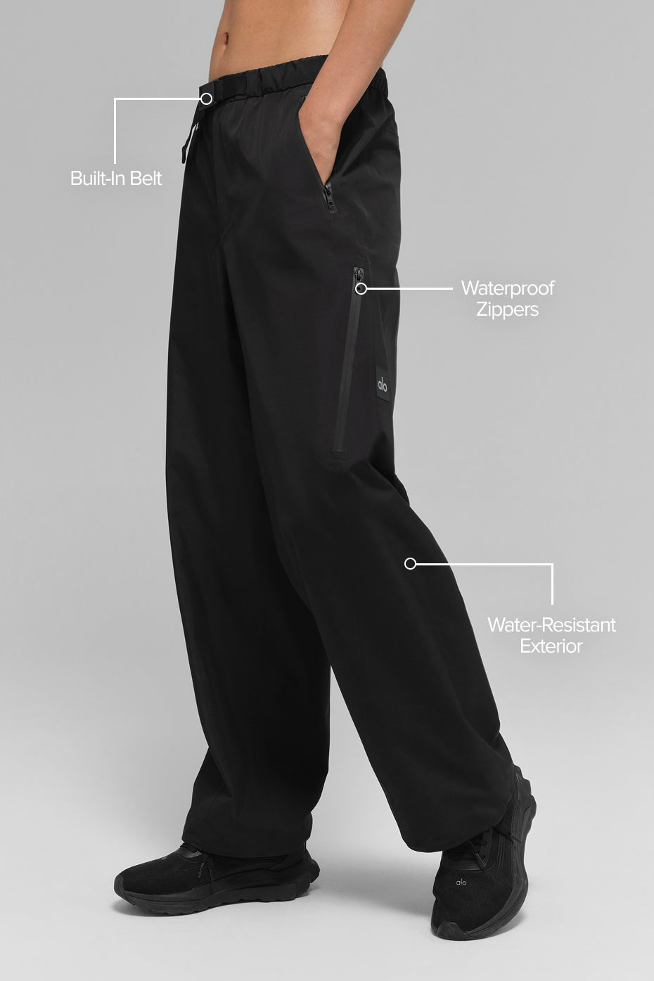 Alo Yoga Alpha Shell Pant - Black - imagen 2