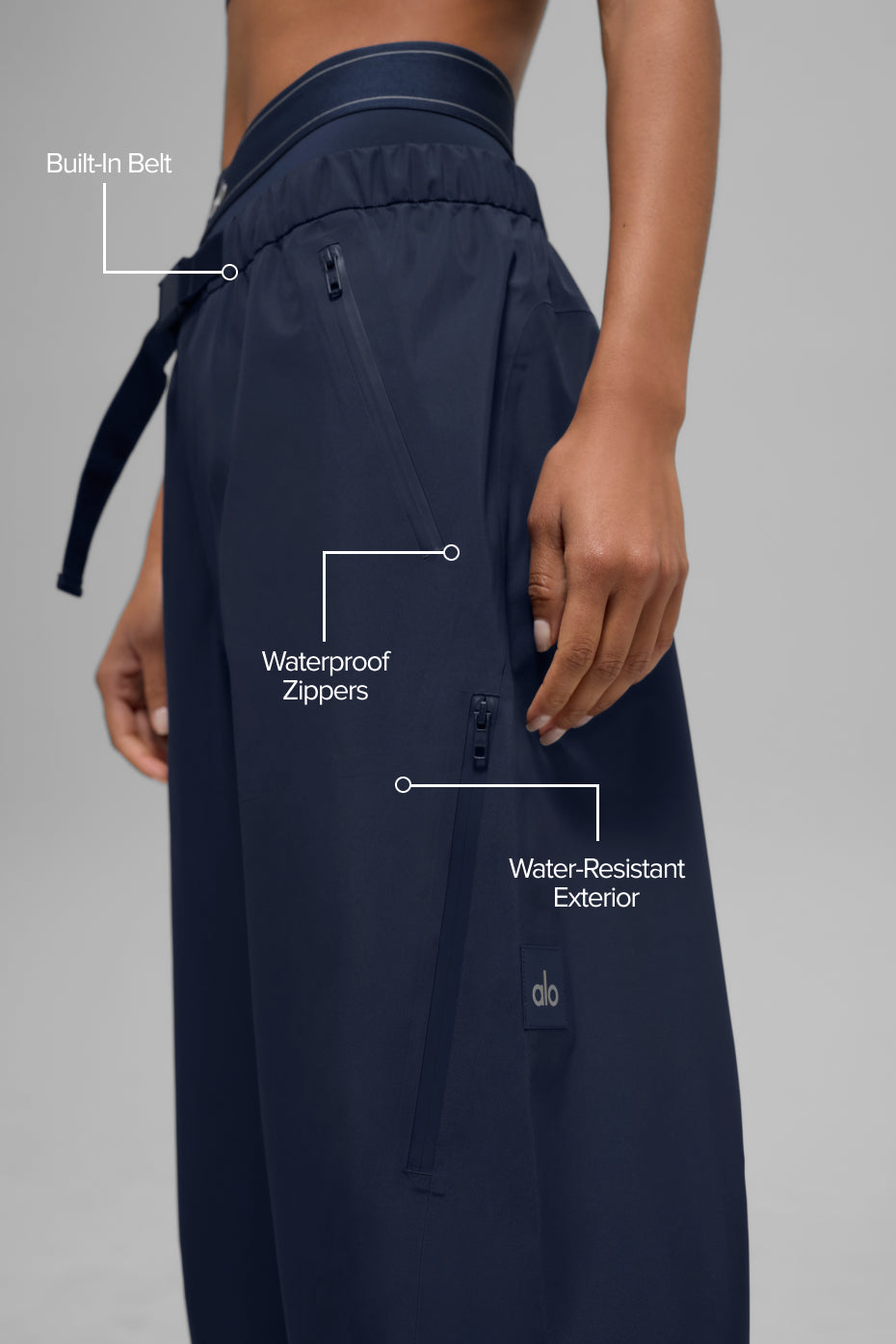 Alo Yoga Alpha Shell Pant - Navy - imagen 2