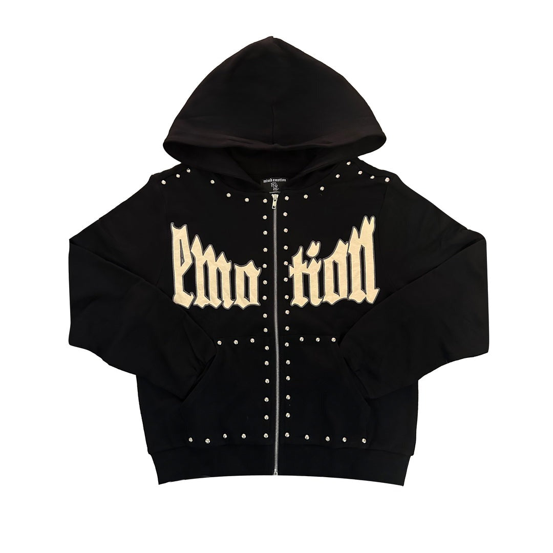 Mixed Emotional Acid Crown Hoodie