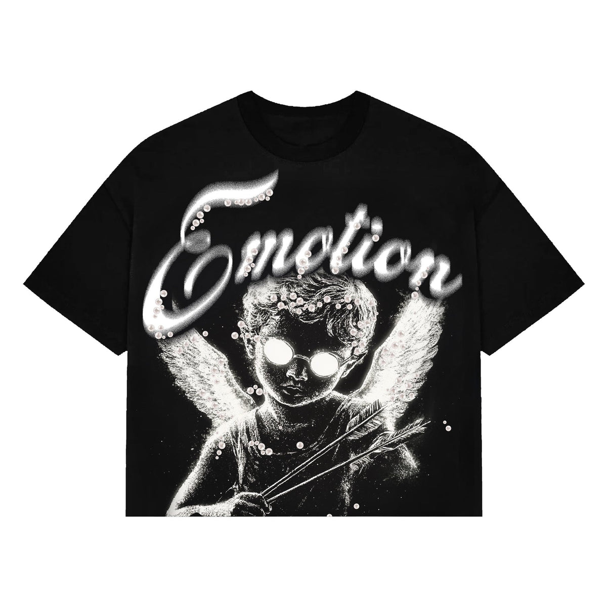 Mixed Emotional Black Shirt