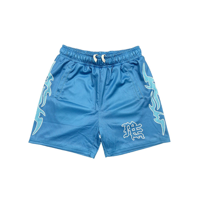 Mixed Emotional Blue Lightning Shorts