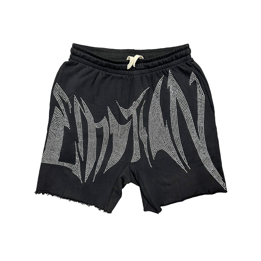 Mixed Emotional Brand Wild Black Shorts