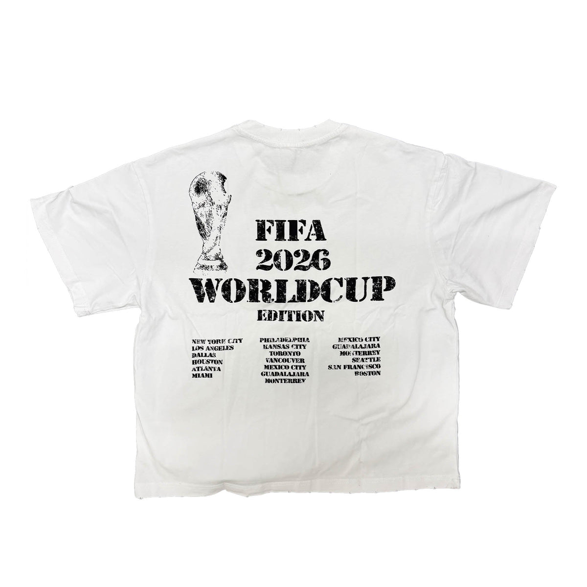 Mixed Emotional Brand World Cup White Shirt