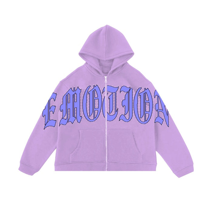 Mixed Emotion Hoodie Signature Purple