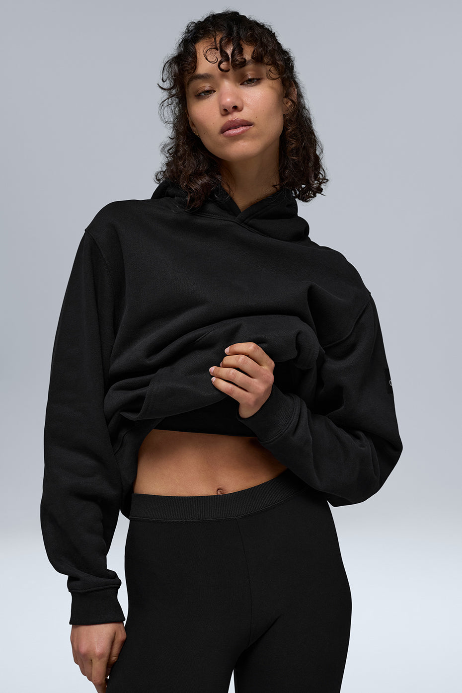 Alo Yoga Renown Heavy Weight Hoodie - Black - imagen 5