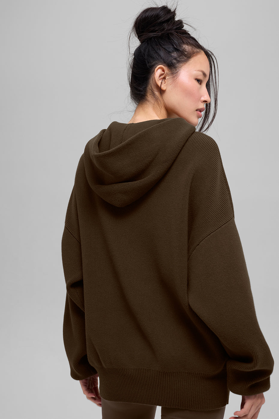 Alo Yoga Scholar Hooded Sweater - Espresso - imagen 3