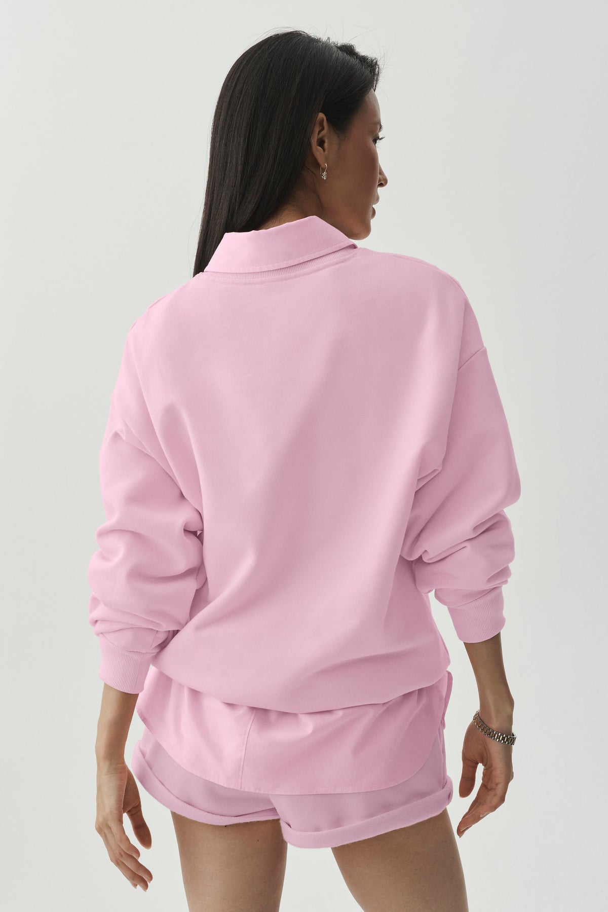 Alo Yoga Accolade Crew Neck Pullover - Pink Marshmallow - imagen 2