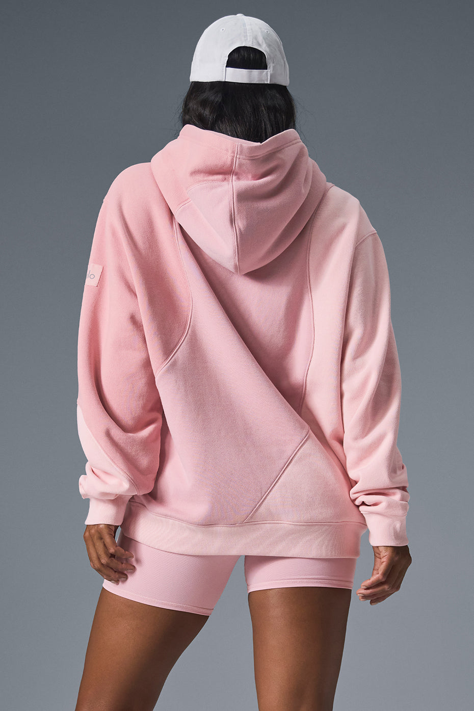 Alo Yoga Make Waves Hoodie - Sunset Pink Tonal - imagen 2