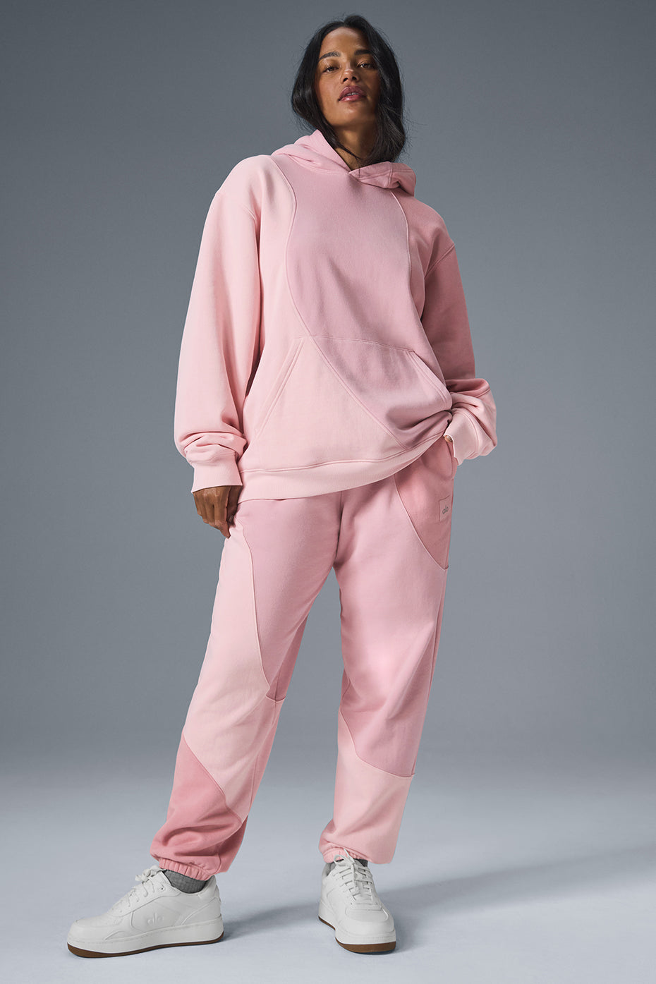 Alo Yoga Make Waves Hoodie - Sunset Pink Tonal - imagen 1