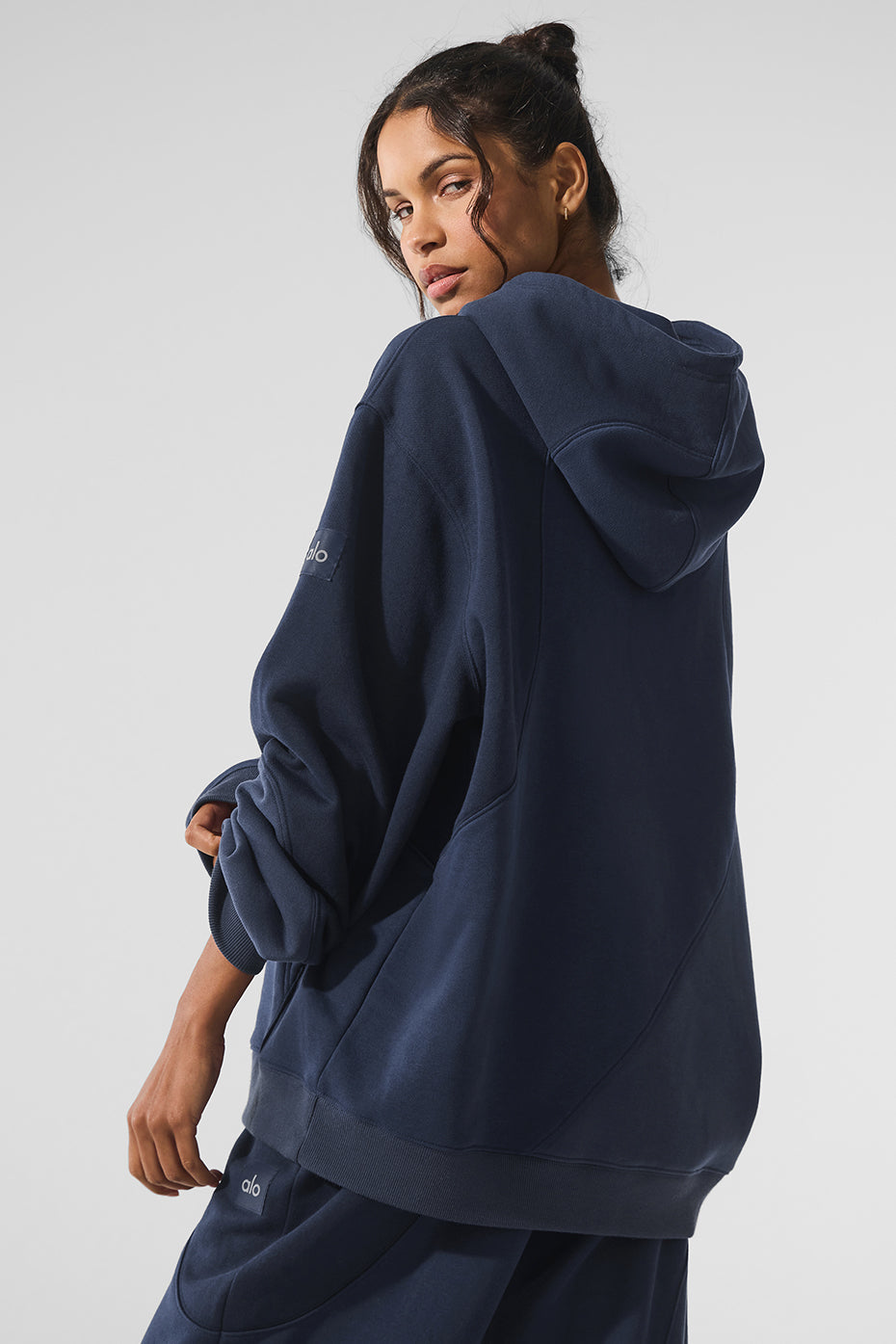 Alo Yoga Make Waves Hoodie - Navy Tonal - imagen 2