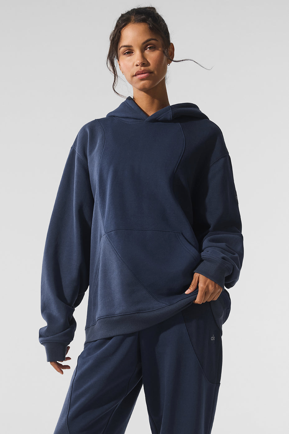 Alo Yoga Make Waves Hoodie - Navy Tonal - imagen 4