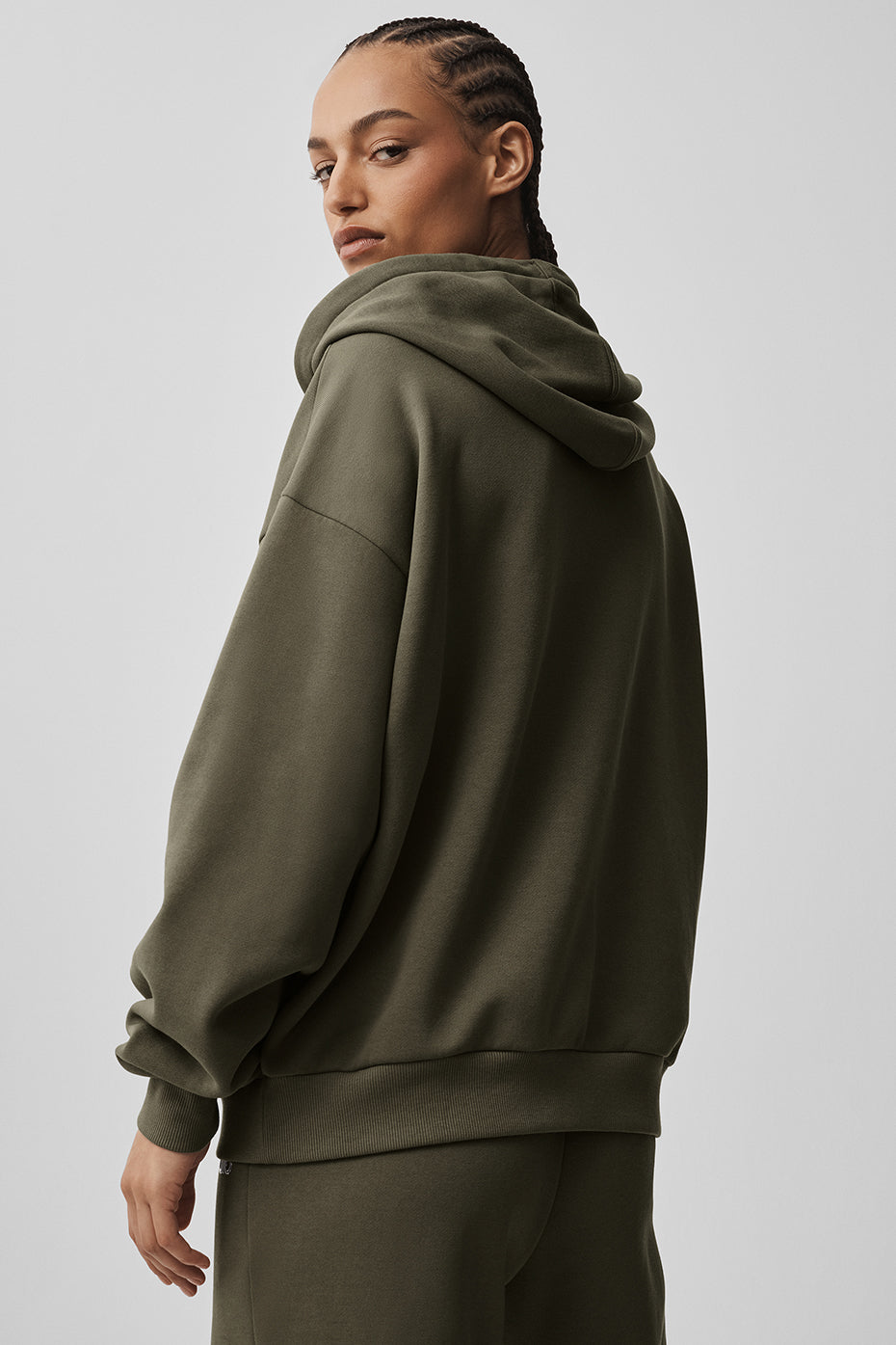 Alo Yoga Accolade Full Zip Hoodie - Olive Tree - imagen 2