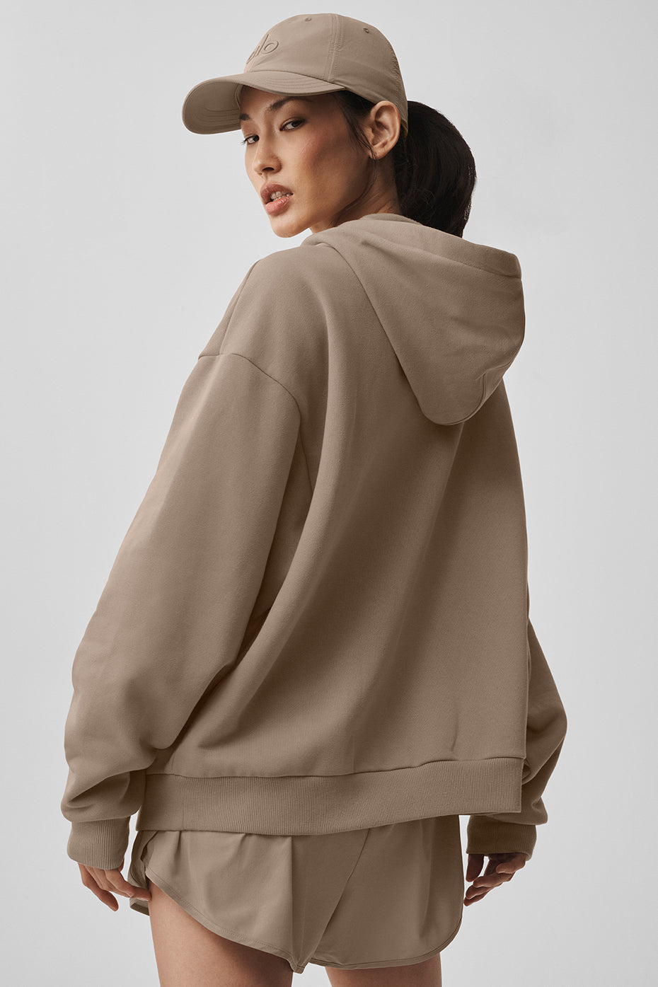 Alo Yoga Accolade Full Zip Hoodie - Gravel - imagen 3