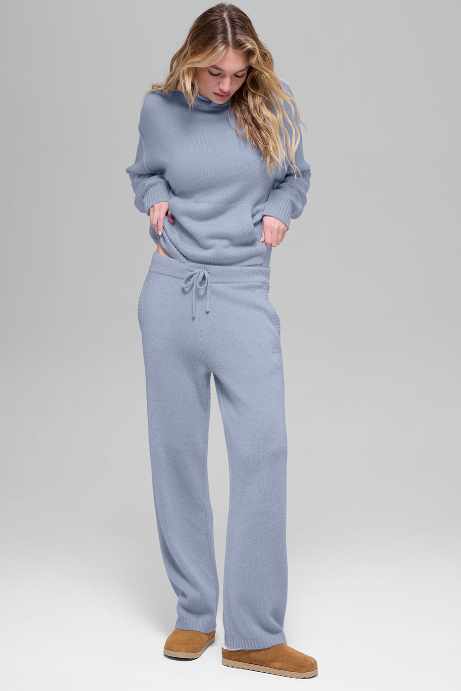 Alo Yoga Wool Cashmere New Class Hoodie - Winter Frost - imagen 4