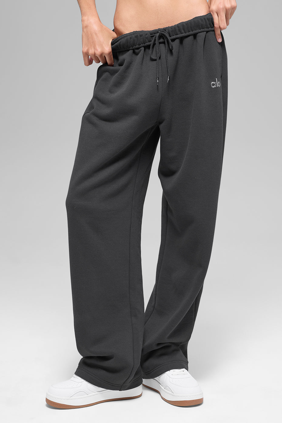 Alo Yoga Accolade Straight Leg Sweatpant - Anthracite - imagen 4