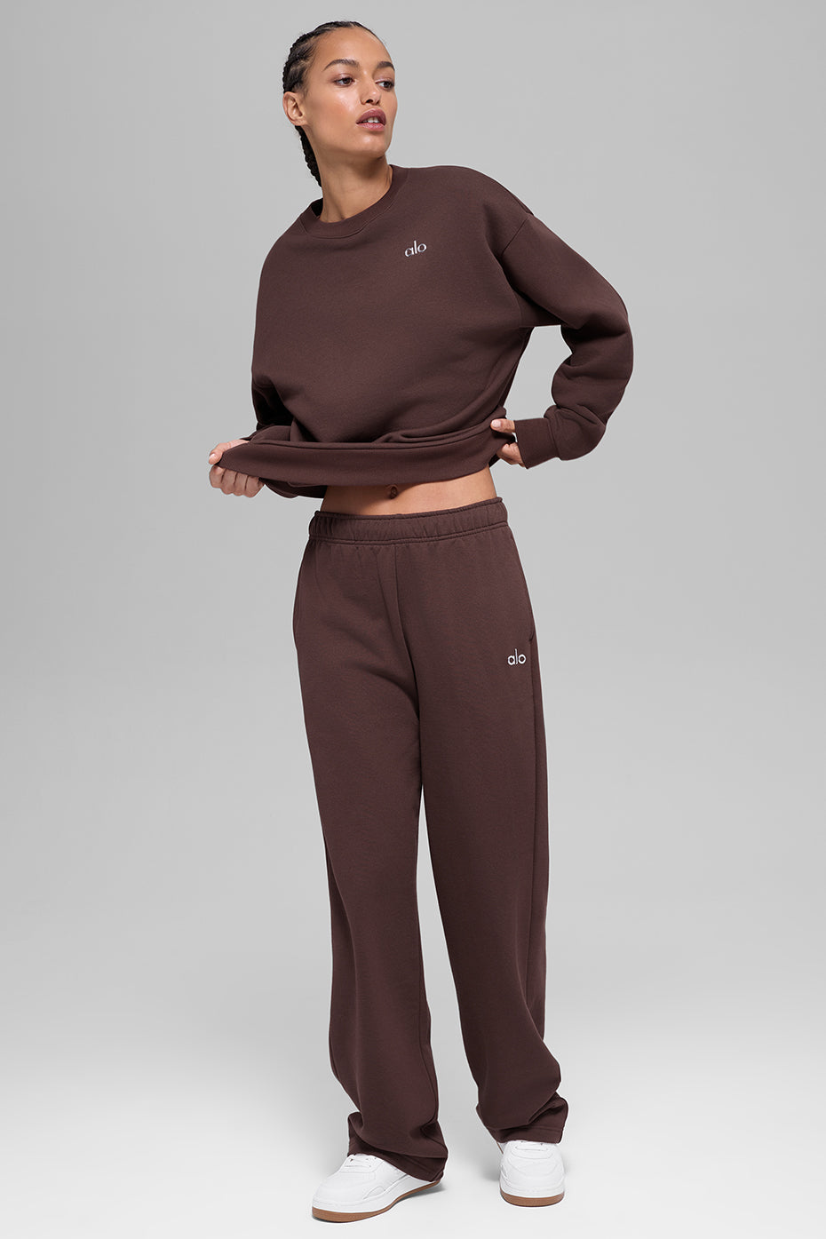 Alo Yoga Accolade Straight Leg Sweatpant - Brownstone - imagen 5