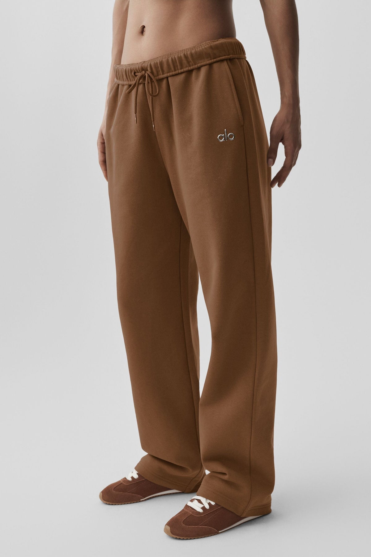 Alo Yoga Accolade Straight Leg Sweatpant - Sun Kissed Brown - imagen 2