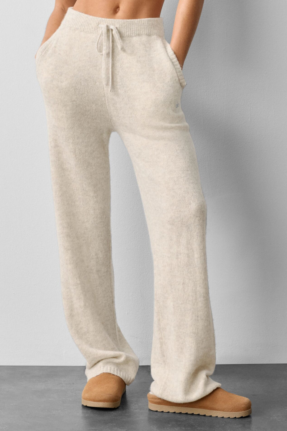 Alo Yoga Wool Cashmere New Class Sweatpant - Oatmeal Heather - imagen 1