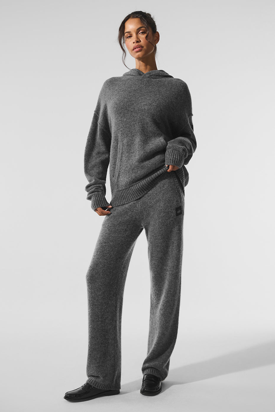 Alo Yoga Wool Cashmere New Class Sweatpant - Platinum Grey - imagen 1