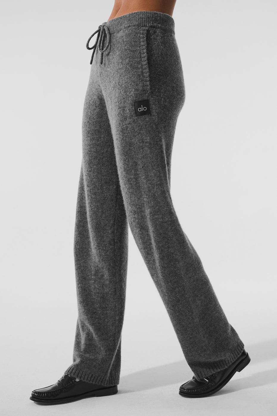 Alo Yoga Wool Cashmere New Class Sweatpant - Platinum Grey - imagen 4