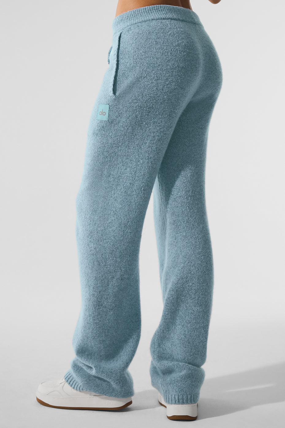 Alo Yoga Wool Cashmere New Class Sweatpant - Celestial Blue Granite Heather - imagen 4