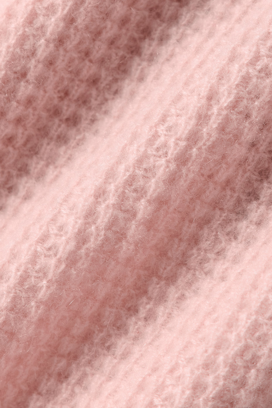 Alo Yoga Cashmere Plush Waffle Polo Tee - Pink Quartz - imagen 6
