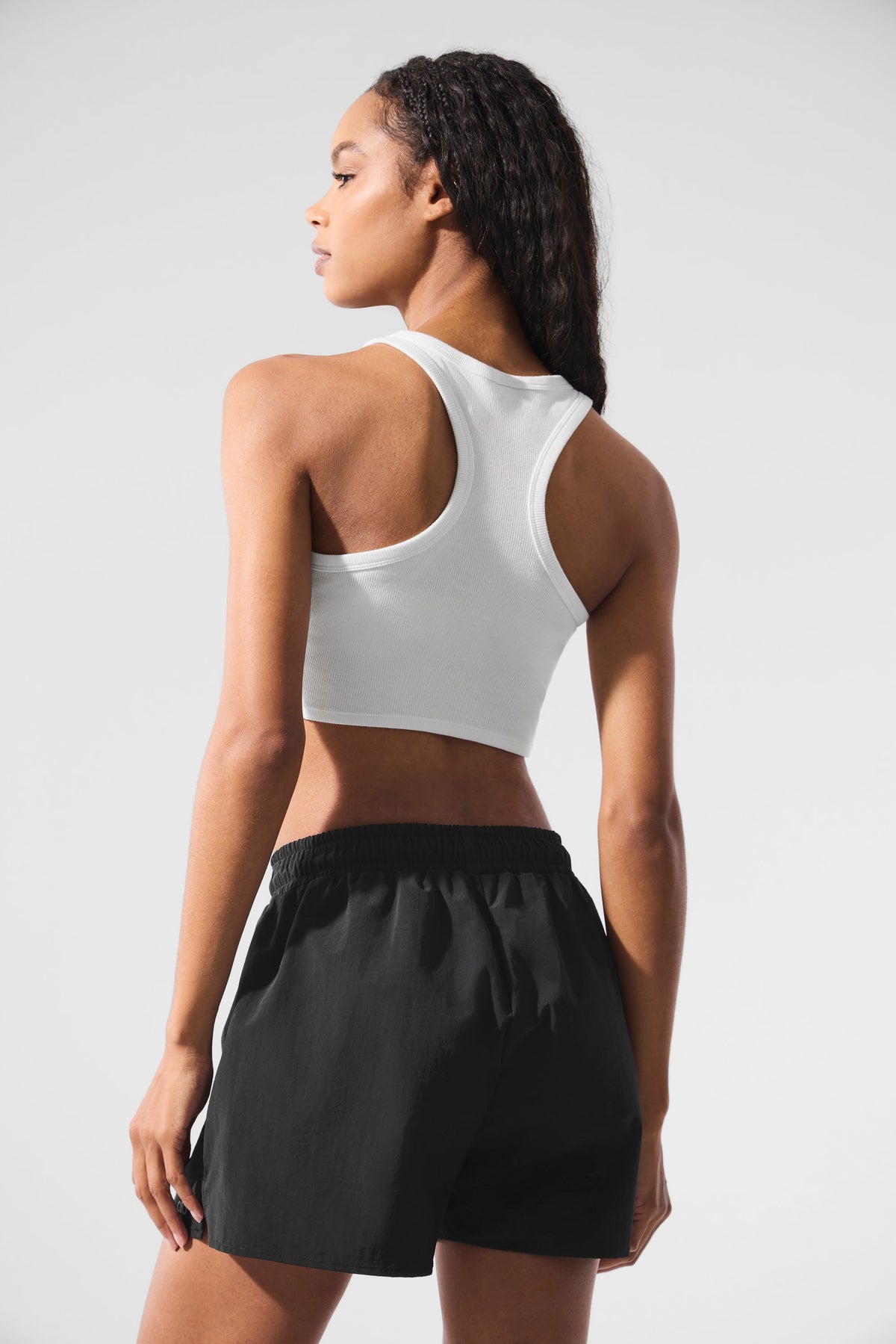 Alo Yoga Aspire Tank - White/Black - imagen 2