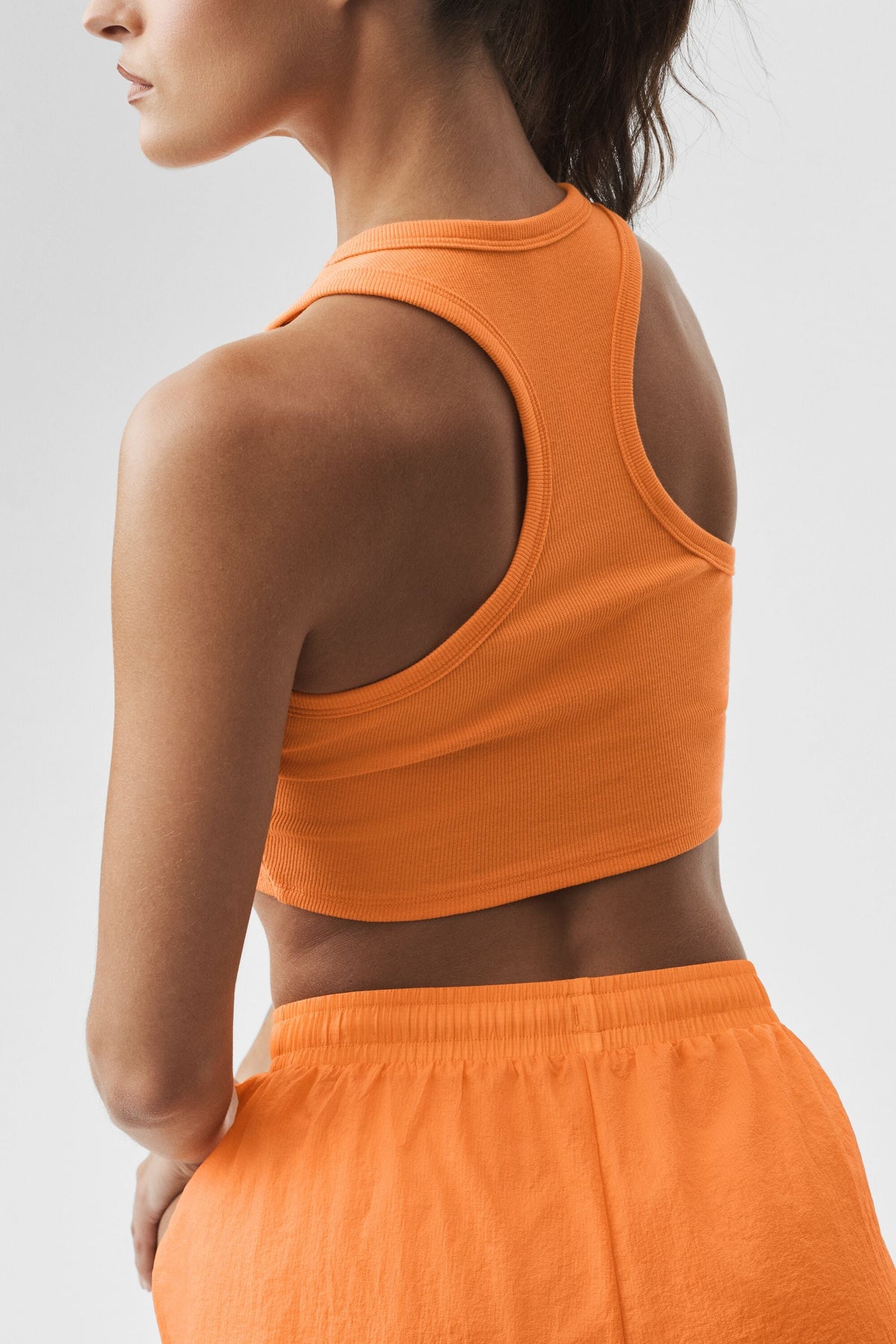 Alo Yoga Aspire Tank - Satsuma Breeze/White - imagen 2