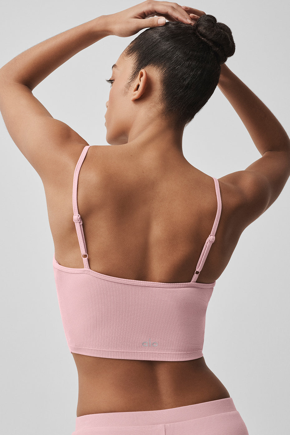 Alo Yoga Ribbed Delicate Lounge Tank - Vintage Pink - imagen 3