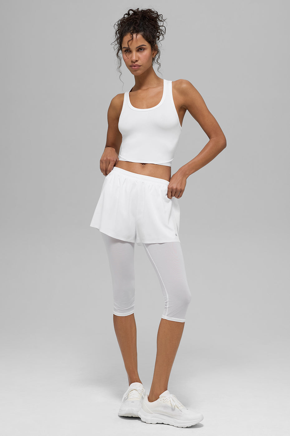 Alo Yoga Mesh Front Runner Tank - White - imagen 3