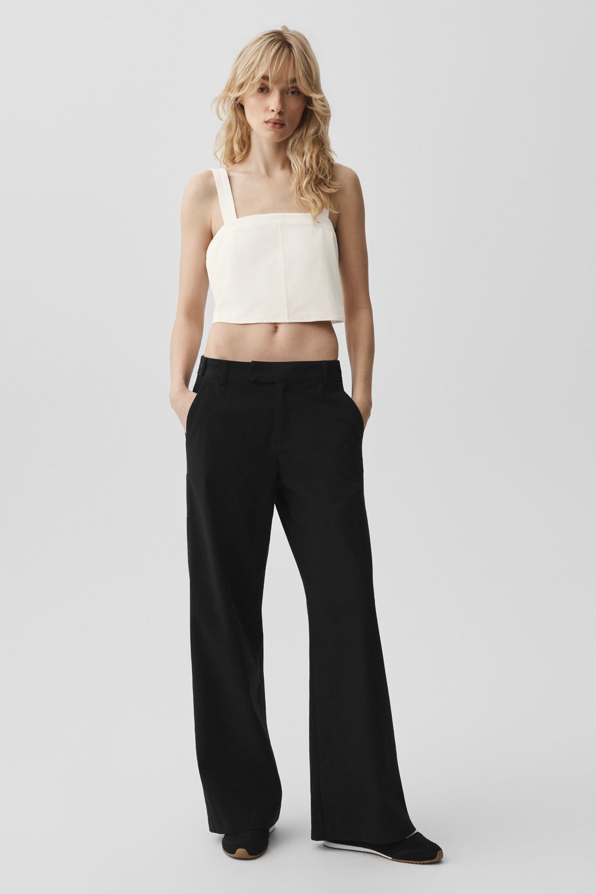 Alo Yoga Cropped Dreamscape Tank - Ivory - imagen 5