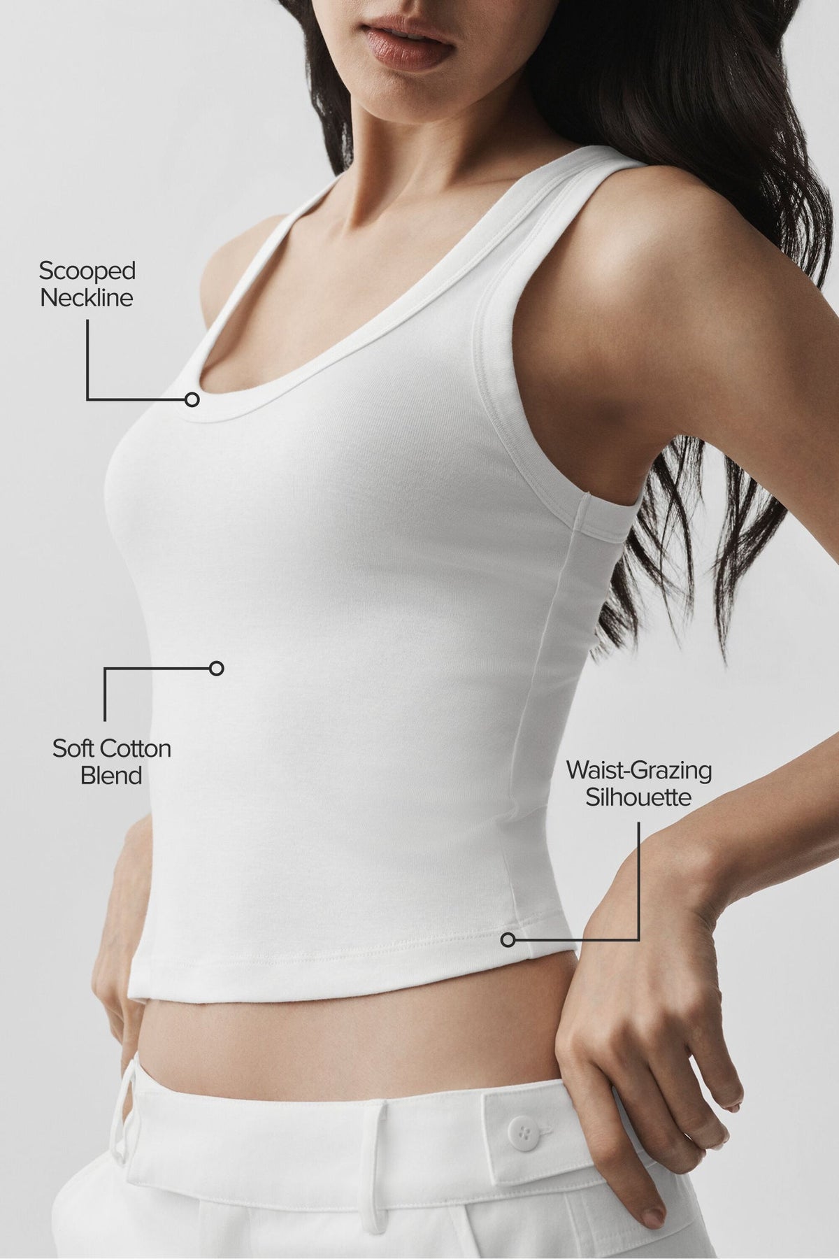 Alo Yoga Timeless Tank - White - imagen 2