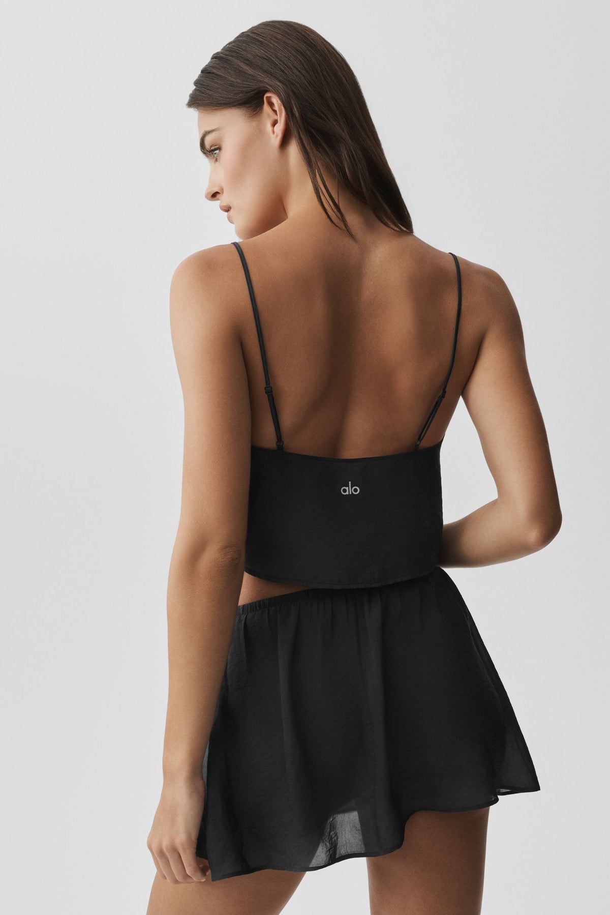 Alo Yoga Semi-Sheer Golden Hour Tank - Black - imagen 4