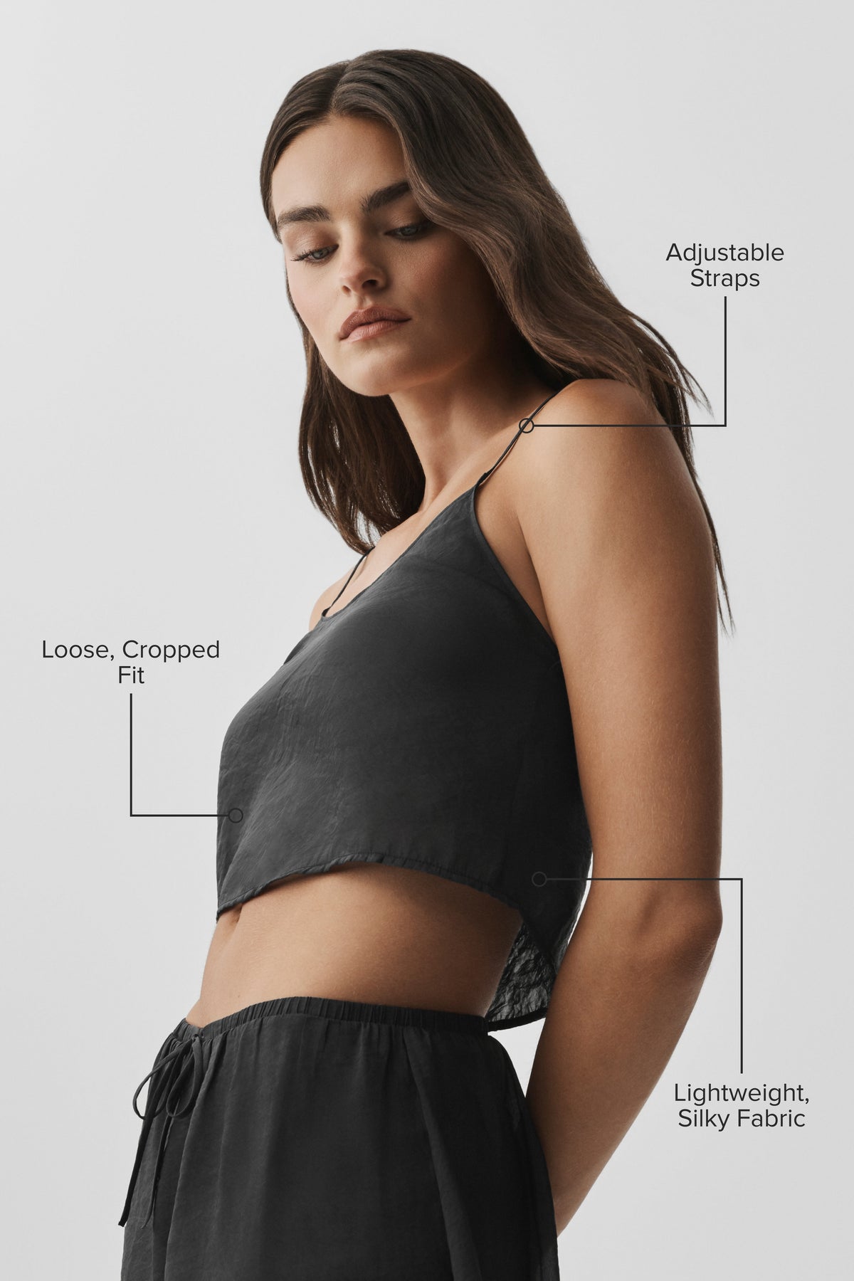 Alo Yoga Semi-Sheer Golden Hour Tank - Black - imagen 2