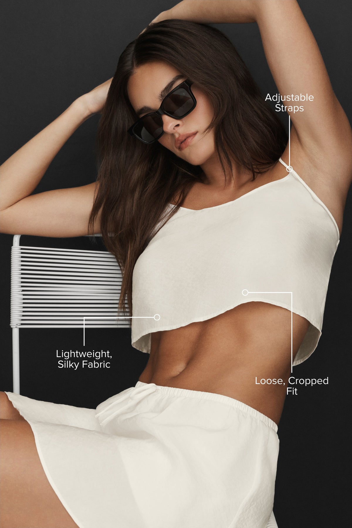 Alo Yoga Semi-Sheer Golden Hour Tank - Ivory - imagen 2