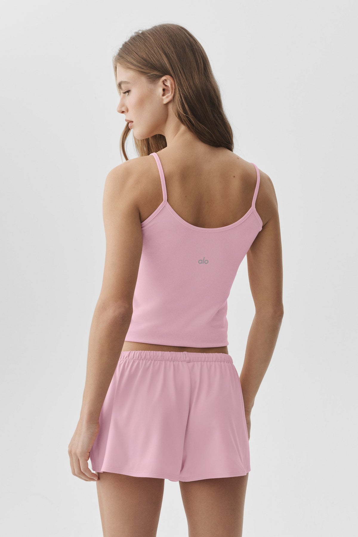 Alo Yoga Alosoft Finesse Cami Tank - Pink Marshmallow - imagen 4