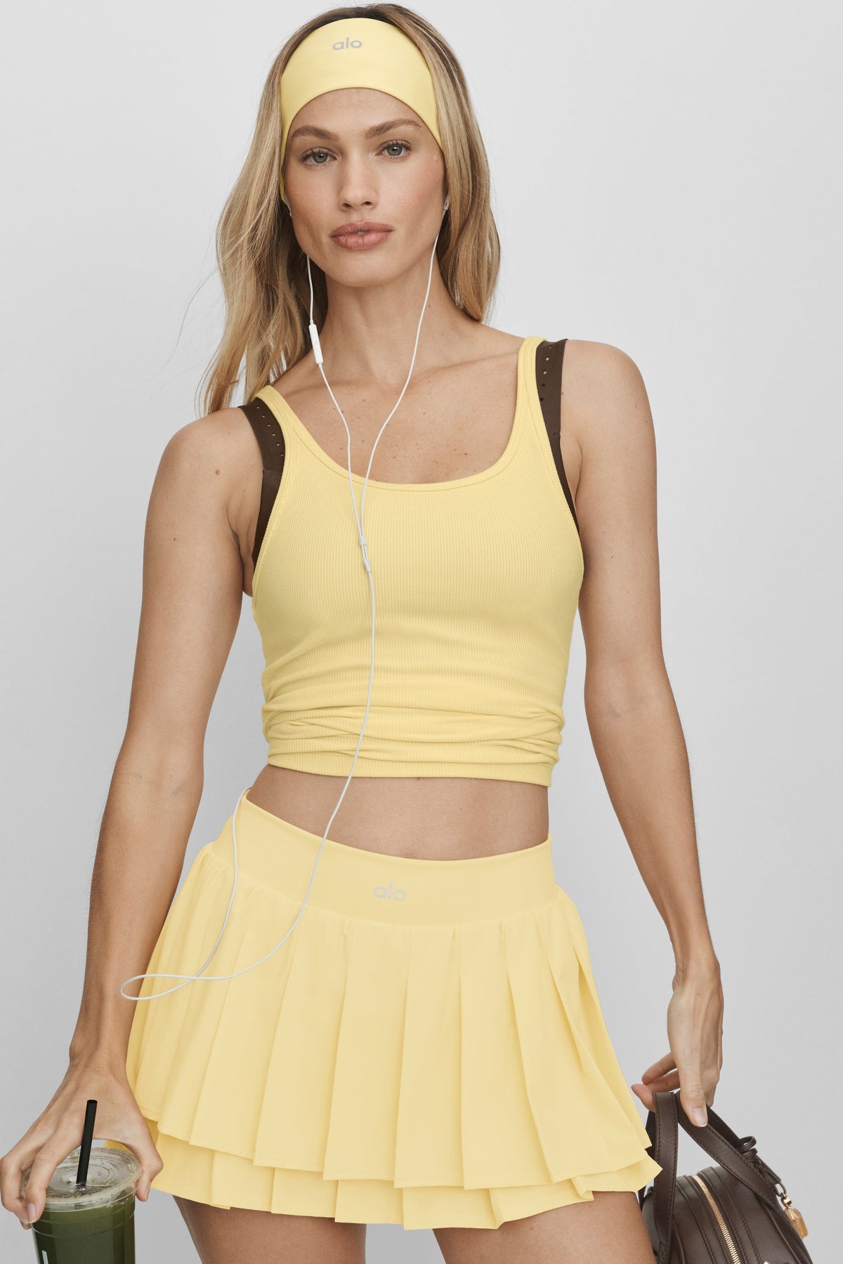Alo Yoga Ribbed Adore Tank - Warm Butter - imagen 6