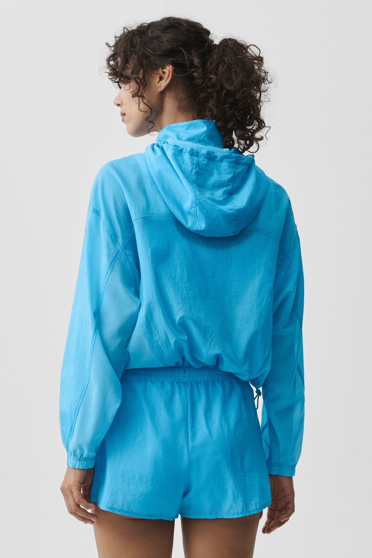 Alo Yoga 1/4 Zip Go Time Pullover - Azure Blue - imagen 2