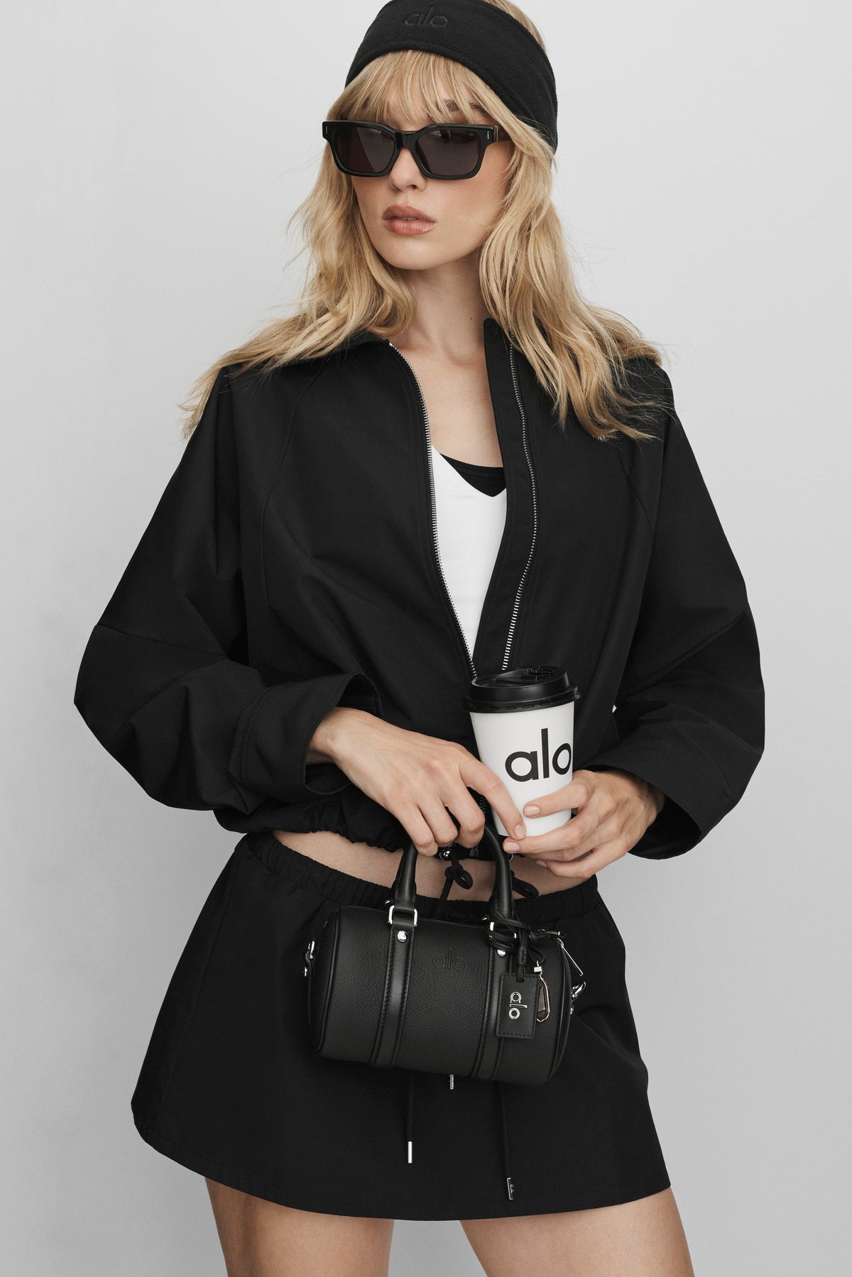 Alo Yoga Best Bet Full Zip Jacket - Black - imagen 1