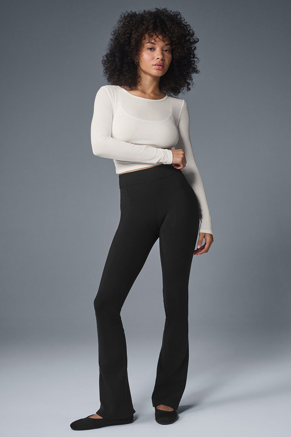 Alo Yoga Gather Long Sleeve - Ivory - imagen 4