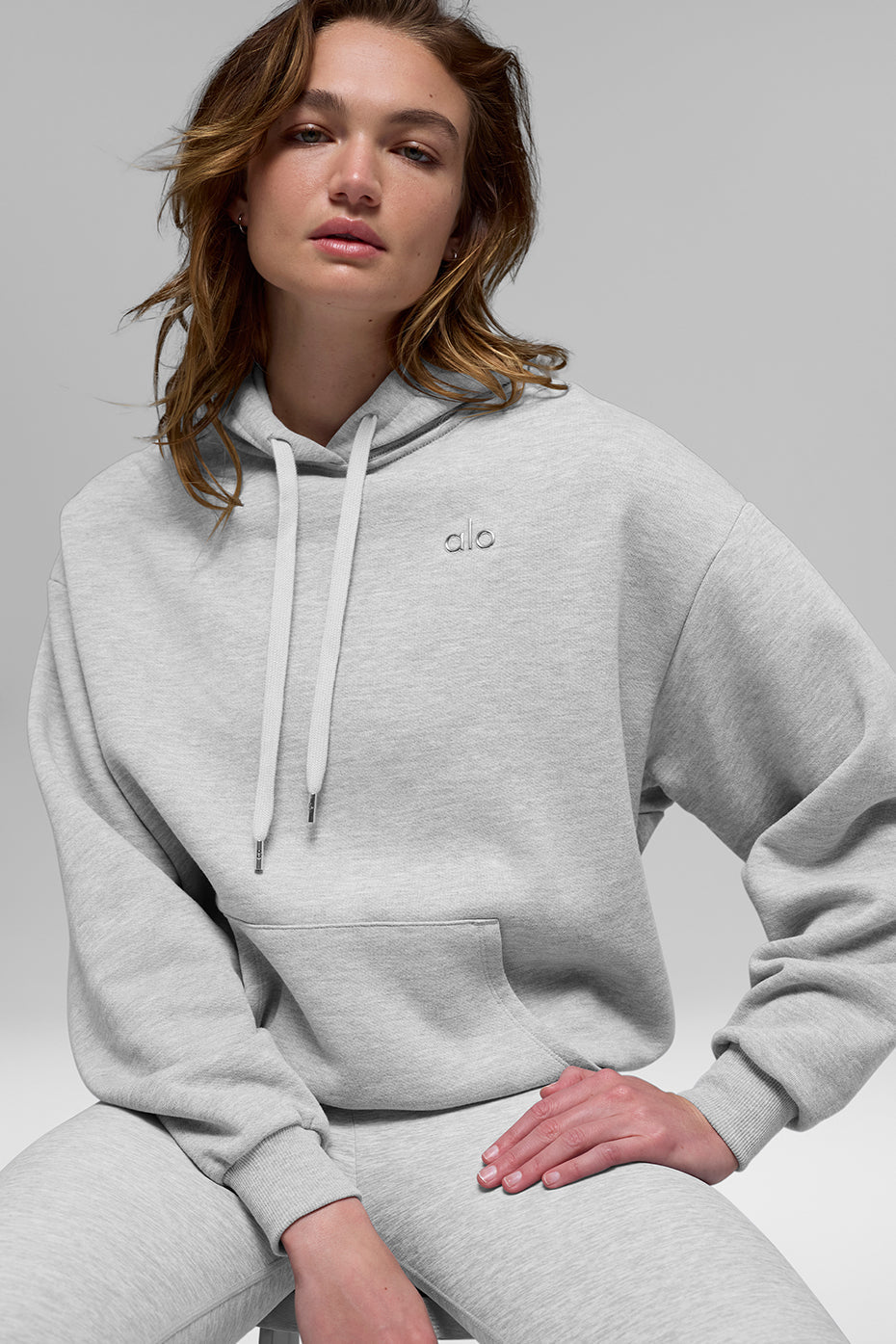 Alo Yoga Accolade Hoodie - Athletic Heather Grey - imagen 1