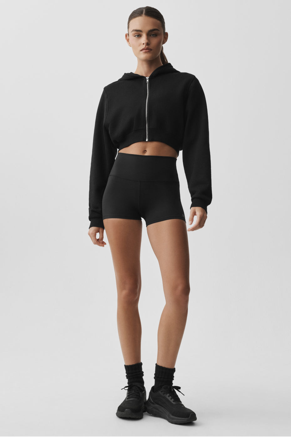 Alo Yoga Sweet Escape Zip Up Hoodie - Black - imagen 5
