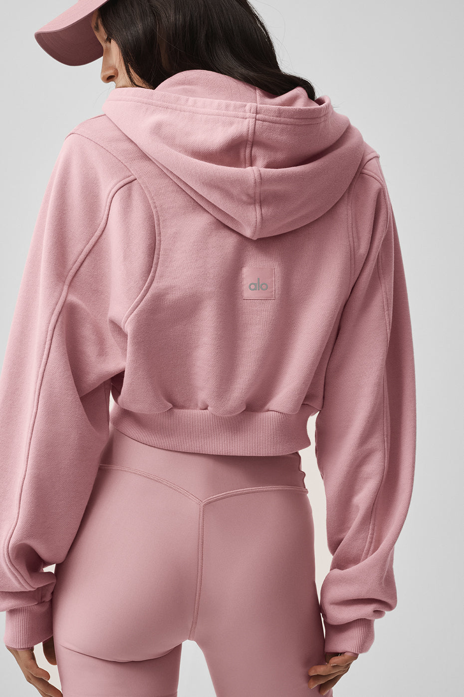 Alo Yoga Sweet Escape Zip Up Hoodie - Vintage Pink - imagen 2