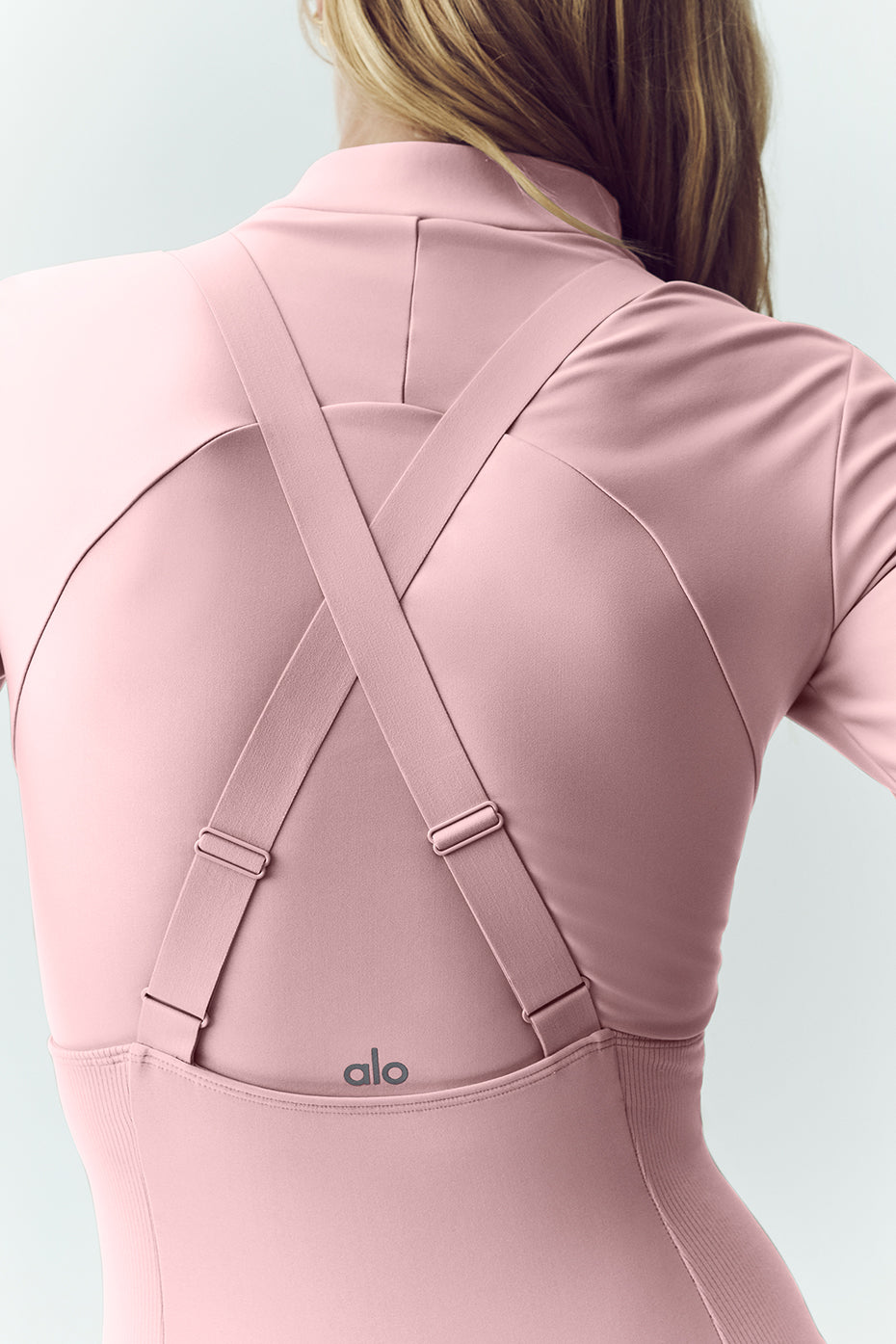 Alo Yoga Airlift Winter Warm Ski Time Long Sleeve - Pink Champagne - imagen 2