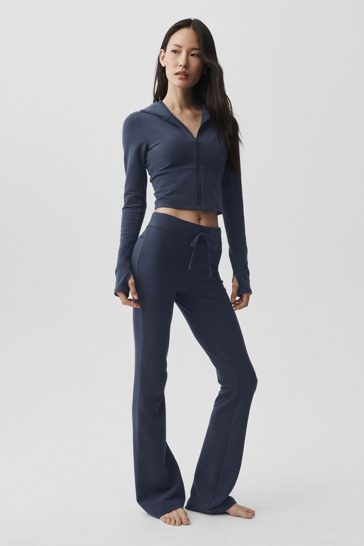 Alo Yoga Sway Full Zip Hoodie - Navy - imagen 5