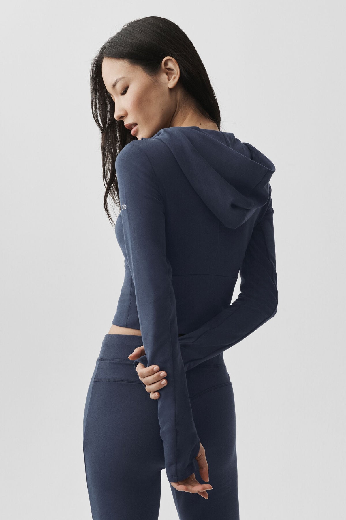 Alo Yoga Sway Full Zip Hoodie - Navy - imagen 3