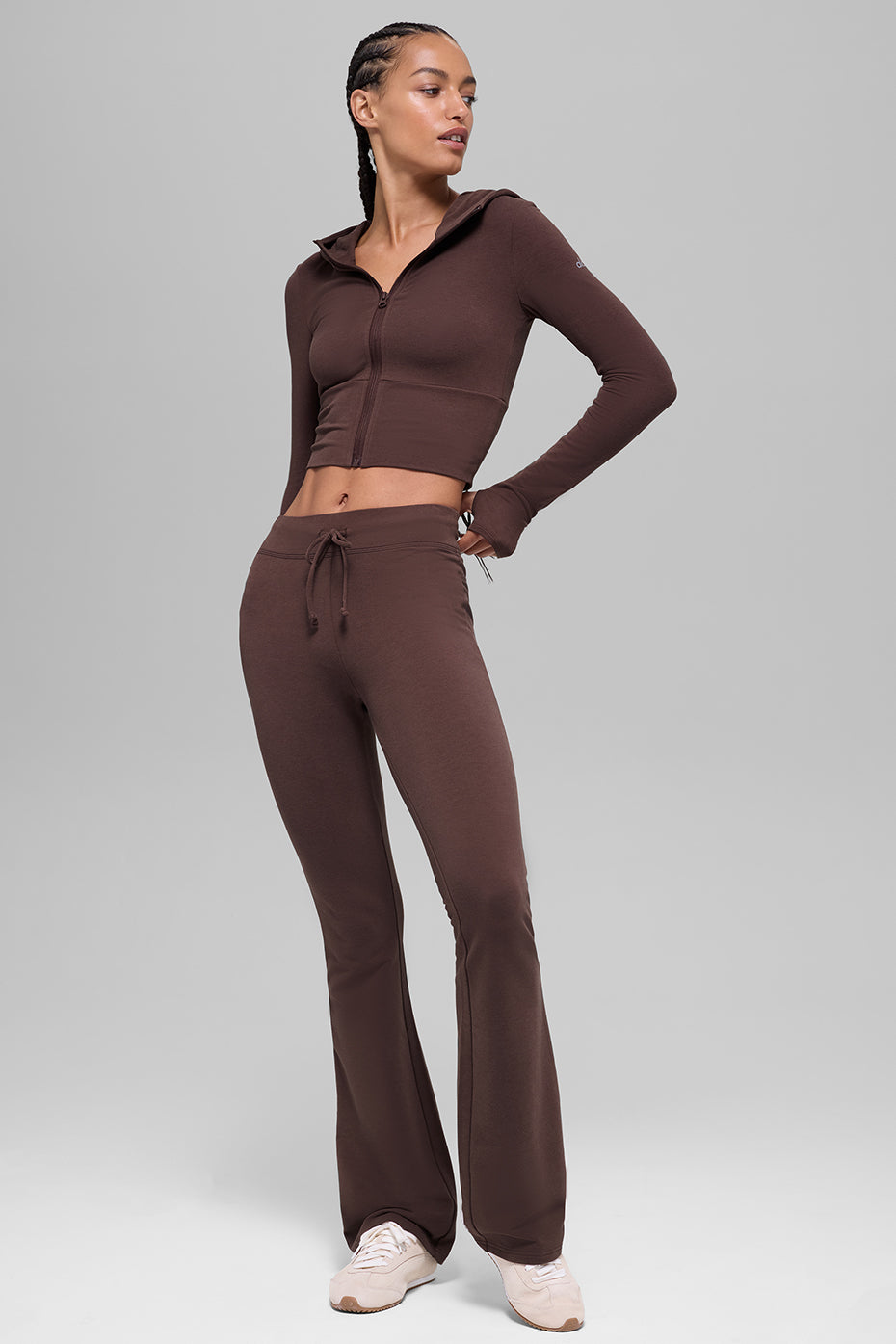 Alo Yoga Sway Full Zip Hoodie - Brownstone - imagen 5