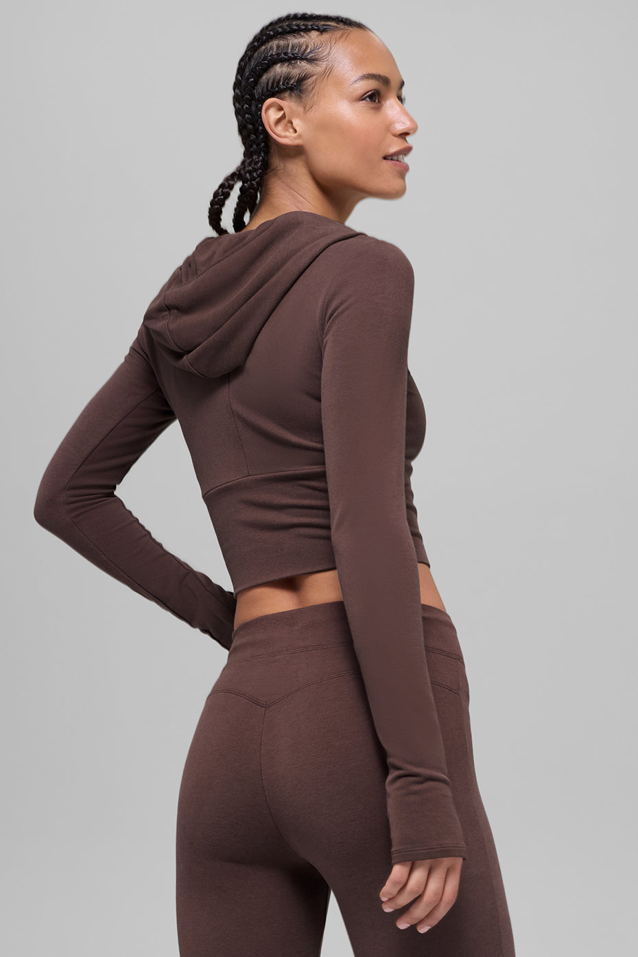 Alo Yoga Sway Full Zip Hoodie - Brownstone - imagen 3