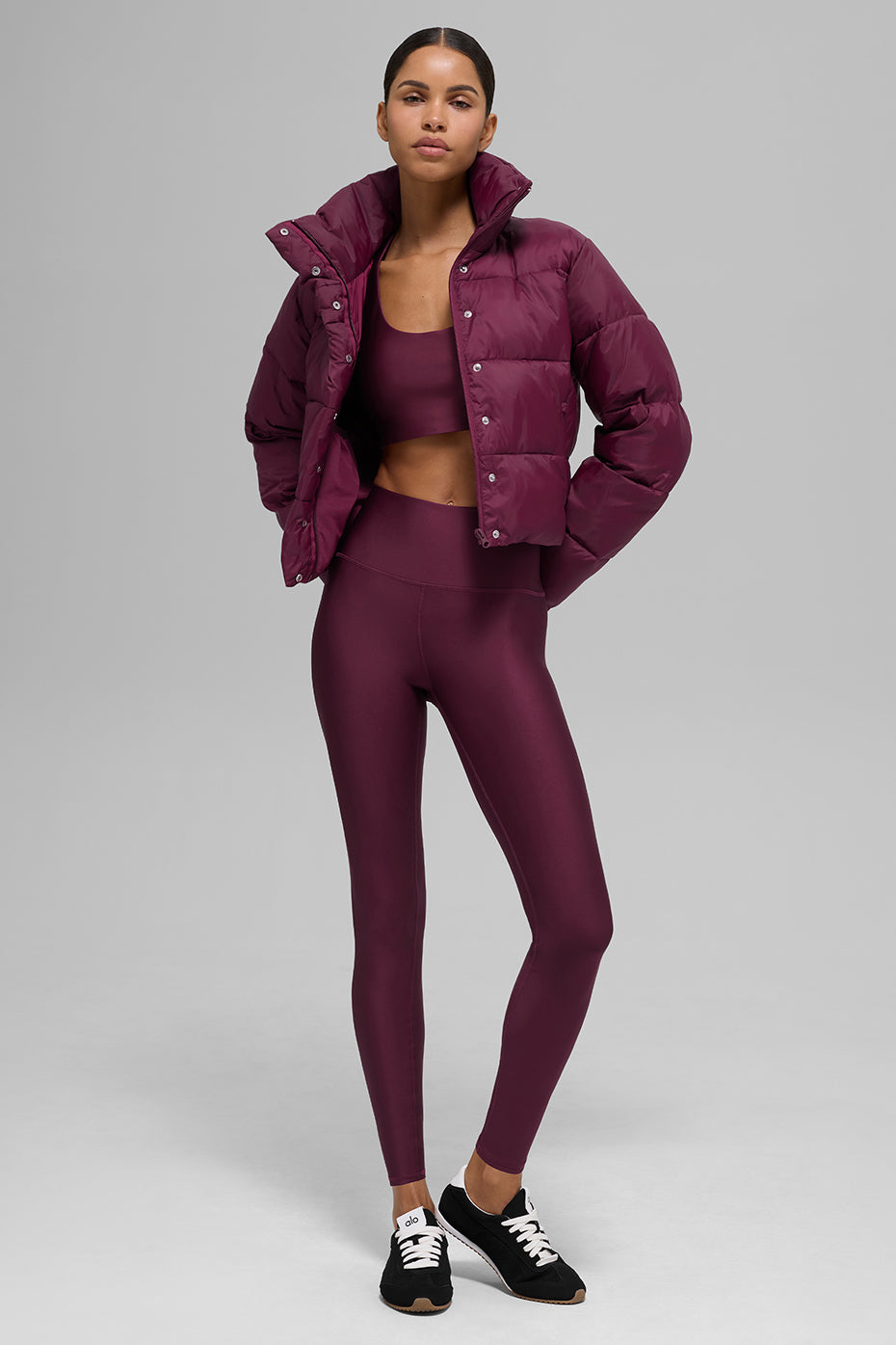 Alo Yoga Gold Rush Puffer - Burgundy - imagen 6